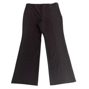 NWT Talbots Portland Flare Leg‎ Side Zip Trouser Pants Womens 18 Black